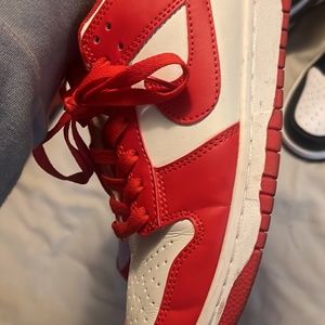 Red Nike dunks